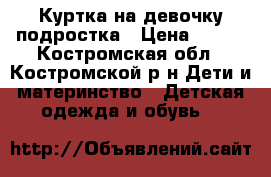 Куртка на девочку-подростка › Цена ­ 500 - Костромская обл., Костромской р-н Дети и материнство » Детская одежда и обувь   